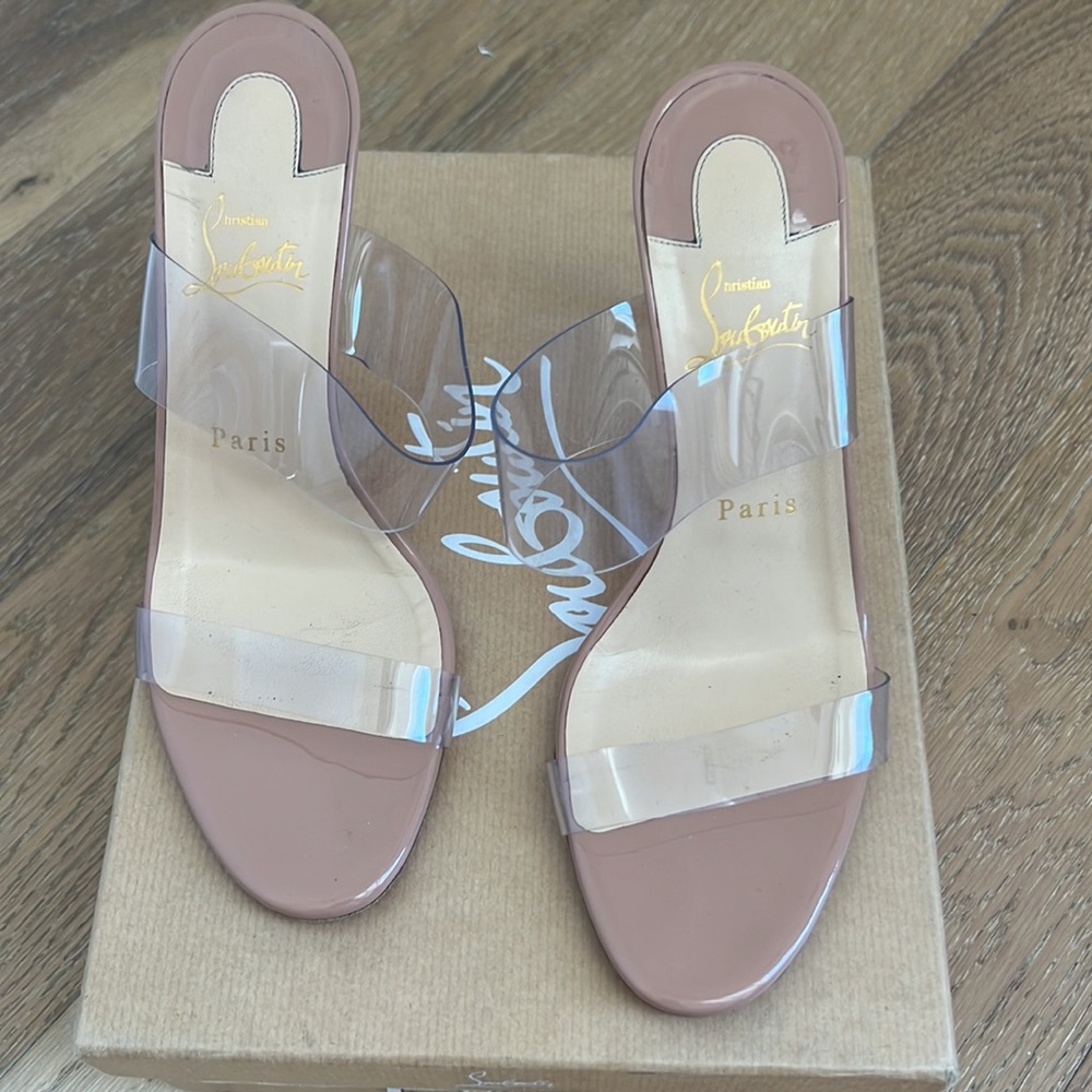 Christian Louboutin Patent/PVC 38